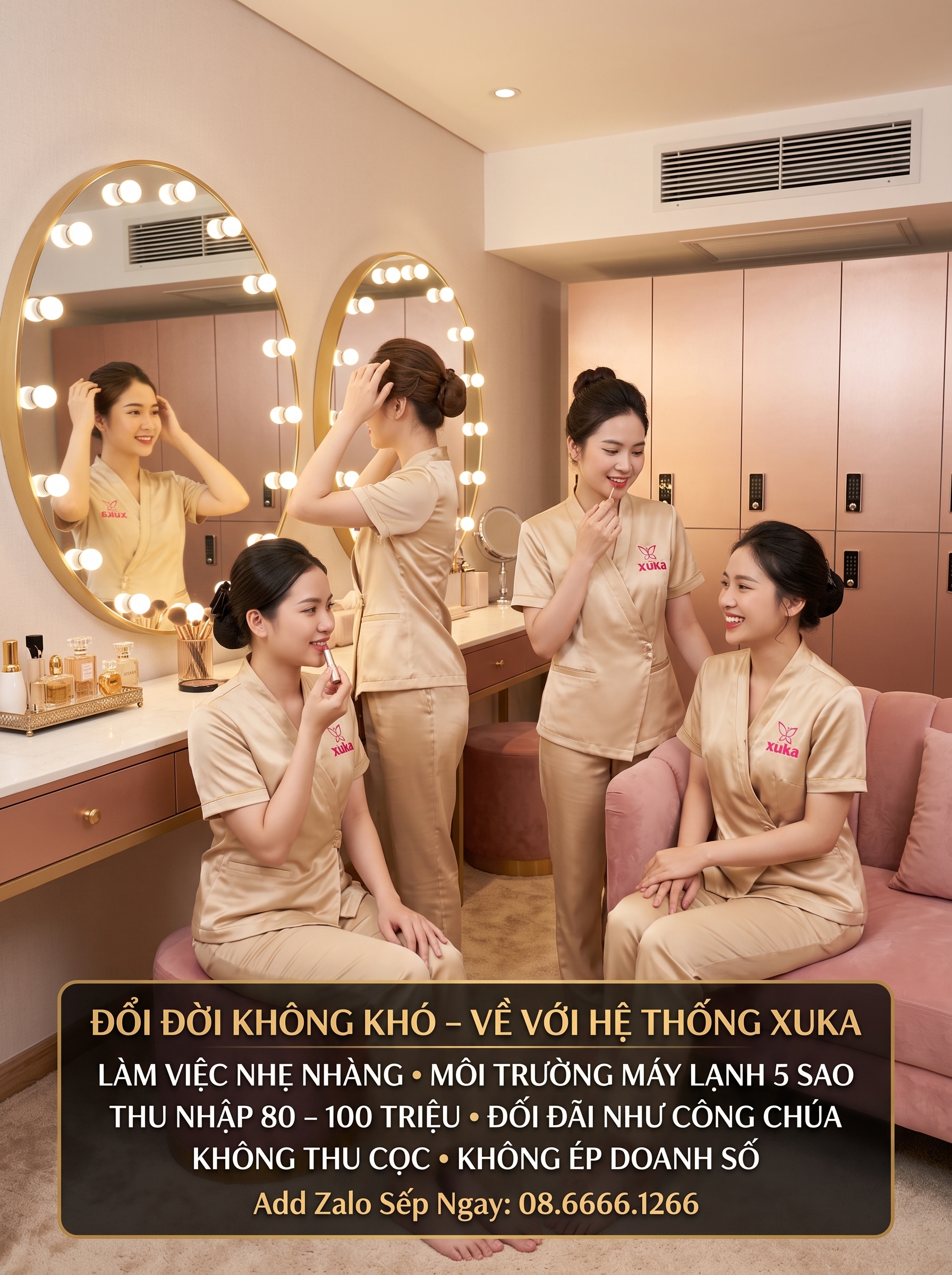 Khu nghỉ ngơi và phòng ngủ máy lạnh miễn phí cho KTV