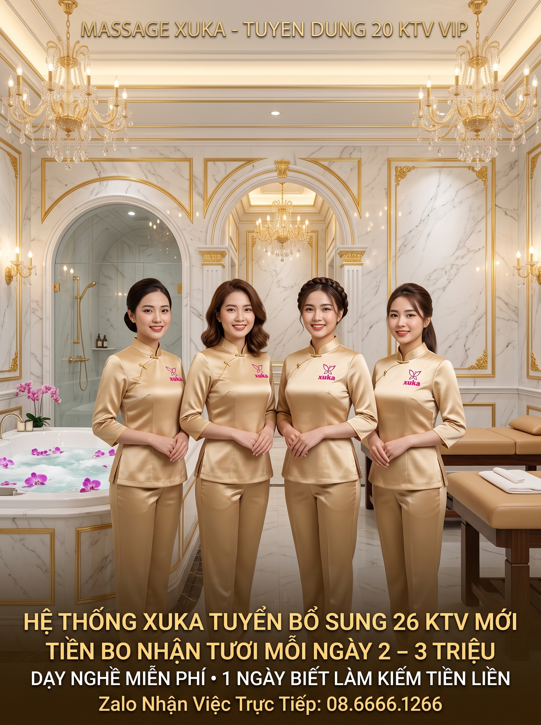 Tư vấn tận tình và đào tạo nghề miễn phí cho nhân viên mới