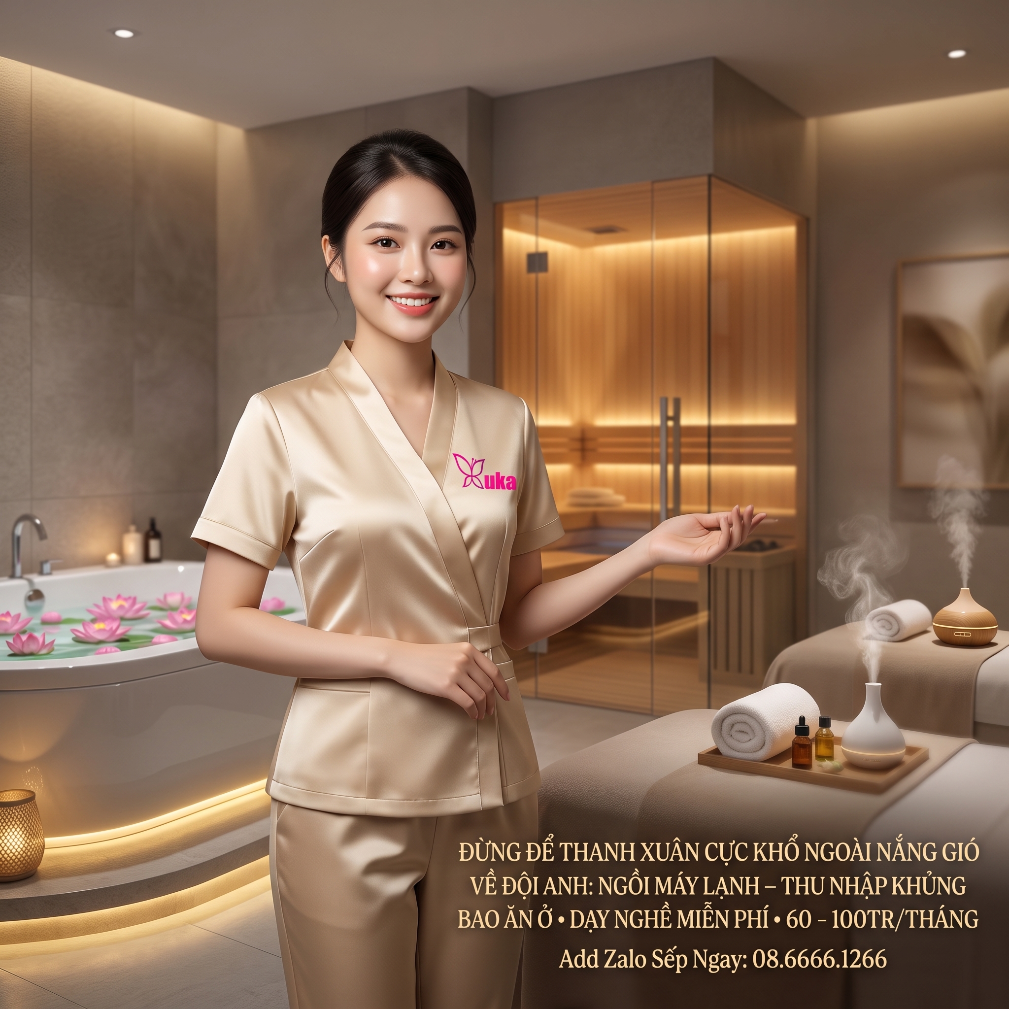 Tập Thể Kỹ Thuật Viên XUKA Đoán Chào Khách Hàng Doanh Nhân